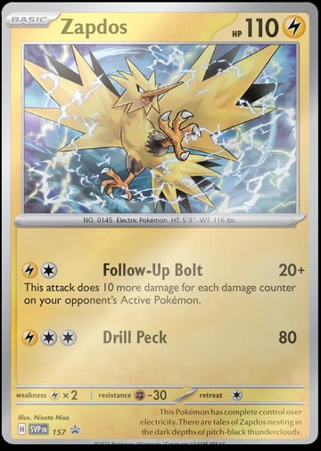 Zapdos #157 - PSA9