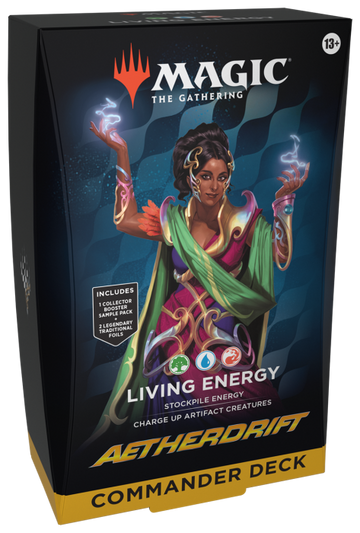 Magic the Gathering - Aetherdrift Living Energy Commander Deck