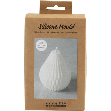 Silikonform Riflet dråpeform, H: 8 cm, dia. 7 cm