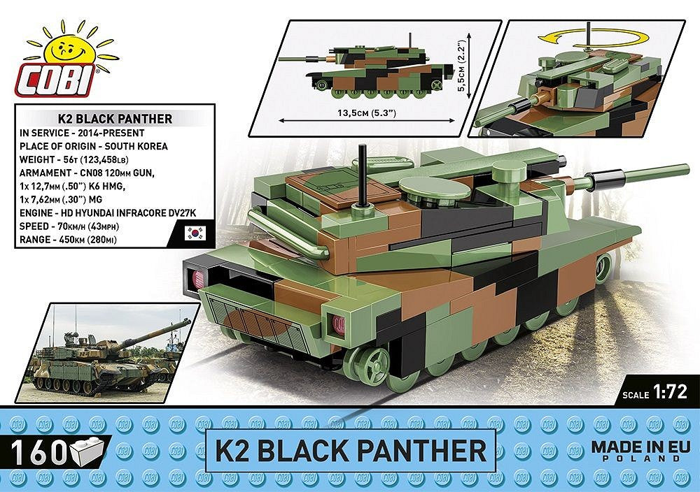 Mini Tank 3107 K2 Black Panther