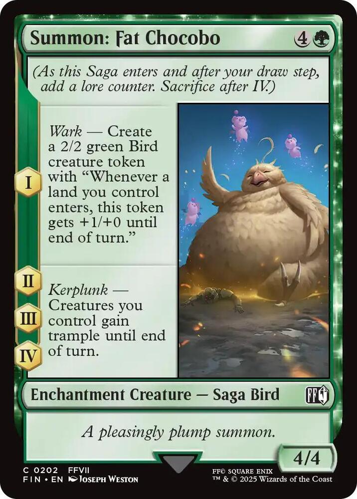 Summon Fat Chocobo