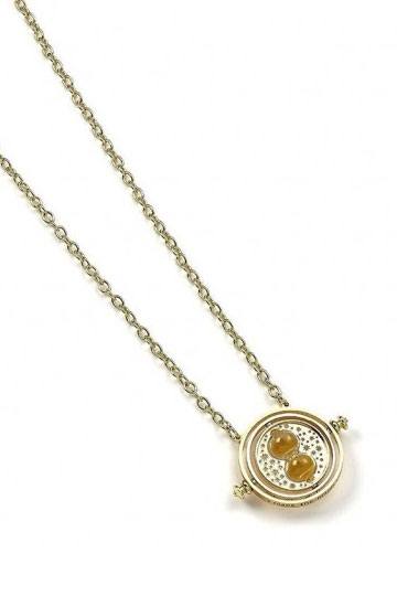 Harry Potter Pendant & Necklace Spinning Time Turner (gold plated)