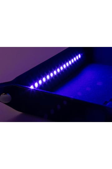 FanRoll Shadowlight Folding Blacklight Dice Tray Black