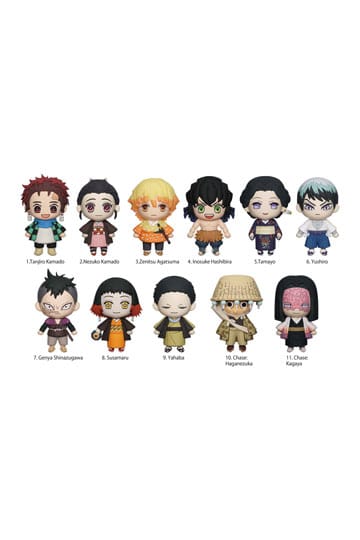Demon Slayer: Kimetsu no Yaiba 3D PVC Bag Clips Series 3