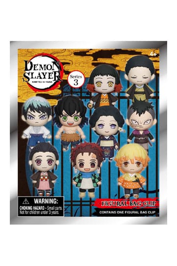 Demon Slayer: Kimetsu no Yaiba 3D PVC Bag Clips Series 3