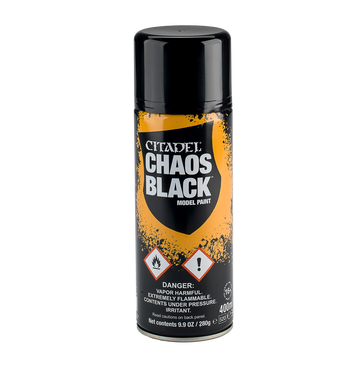 CHAOS BLACK SPRAY PAINT (UK/ROW)