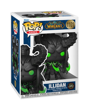 Funko POP! World of Warcraft Illidan GLOW CHASE (1101)