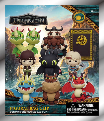 How to train your Dragon 3D PVC Bag Clips 2025 Movie