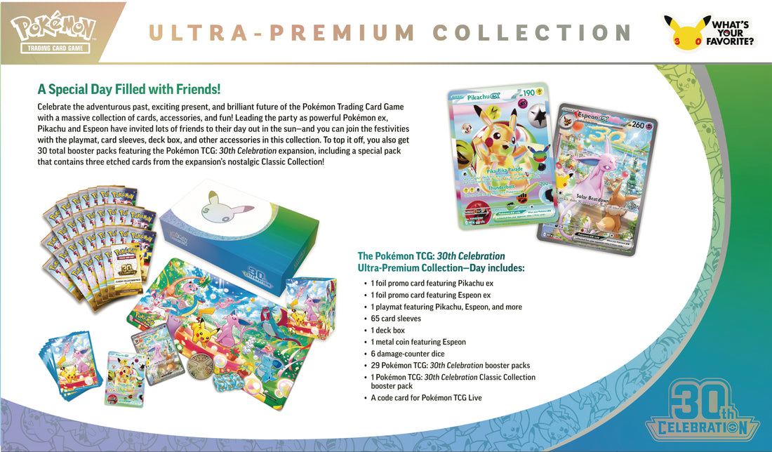 Pokemon 30th celebration - Ultra Premium Collection - Espeon