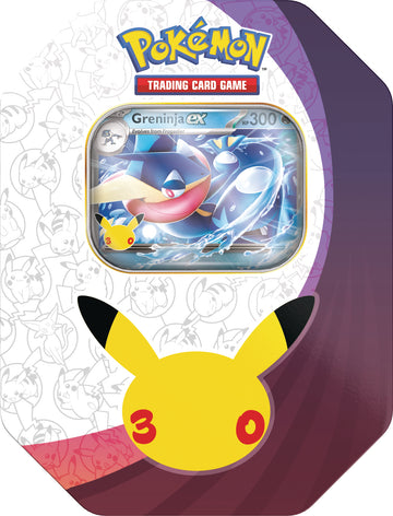 Pokemon 30th celebration - Tin Greninja Ex