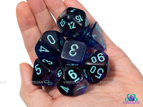 Dice Set Nebula Mega-Hedral Glows in The Dark (7)