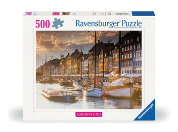 Solnedgang i København 500p