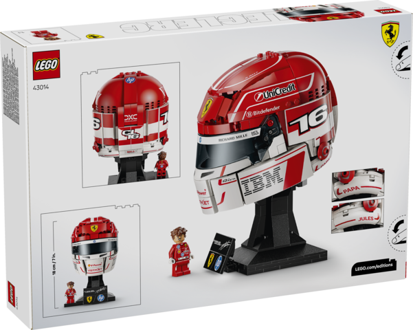 Scuderia Ferrari HP Charles Leclerc hjelm
