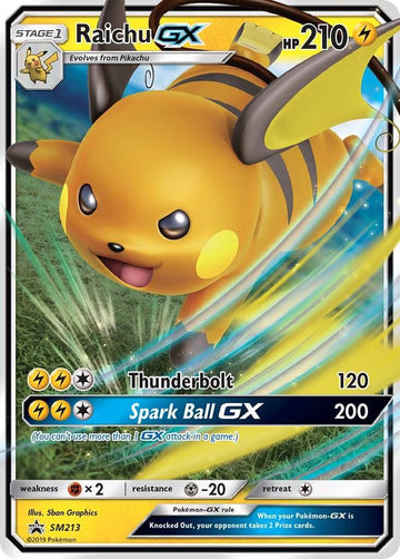 Raichu GX #SM213 - PSA9