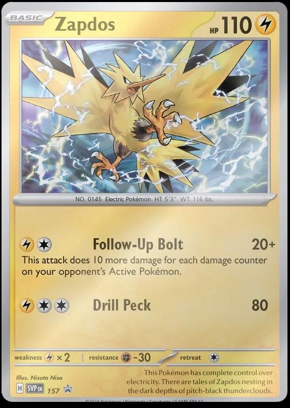 Zapdos #157 - PSA9