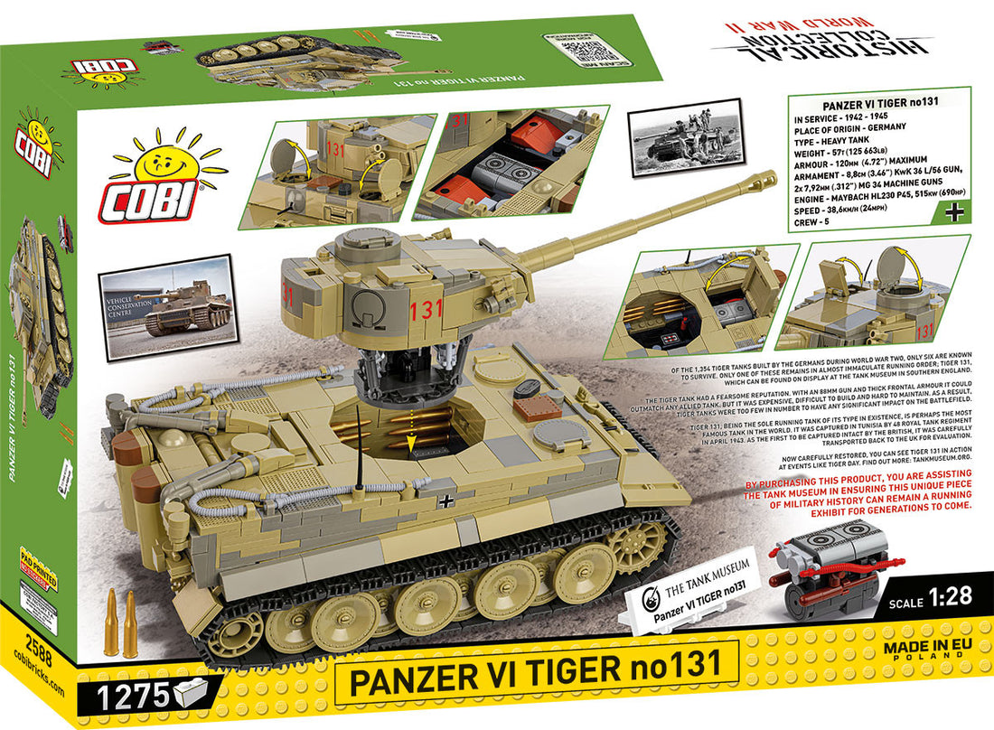 Panzer VI Tiger no.131 - 1275 deler