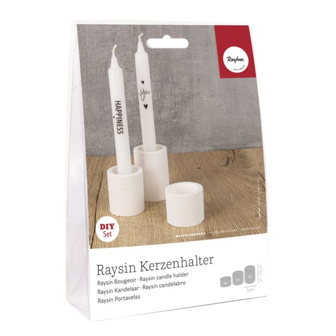 DIY Sett: Modellgips - Lysestake