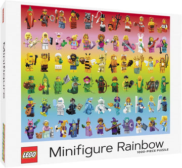 Puzzle - Lego Minifigure Rainbow 1000p