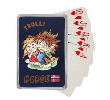 Kortstokk, med to troll, 'Norge'