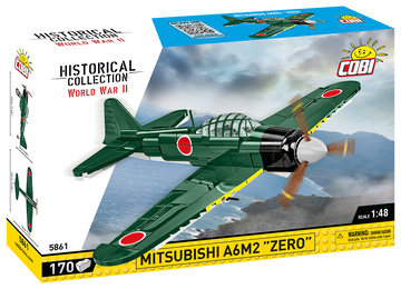 Mitsubishi A6M2 ZERO - byggesett 166 deler