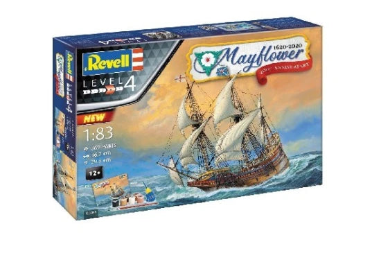 REVELL Gift Set Mayflower 400th Anniversary 1:83