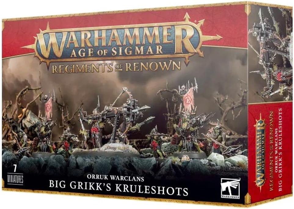 Age Of Sigmar Orruk Warclans, Big Grikk's Kruleshots