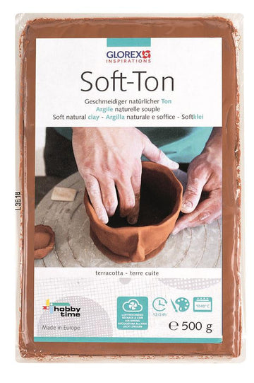 Modellering - Soft-Ton terracotta 500g