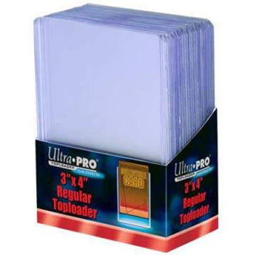 Toploader 3x4" 25ct Clear Regular