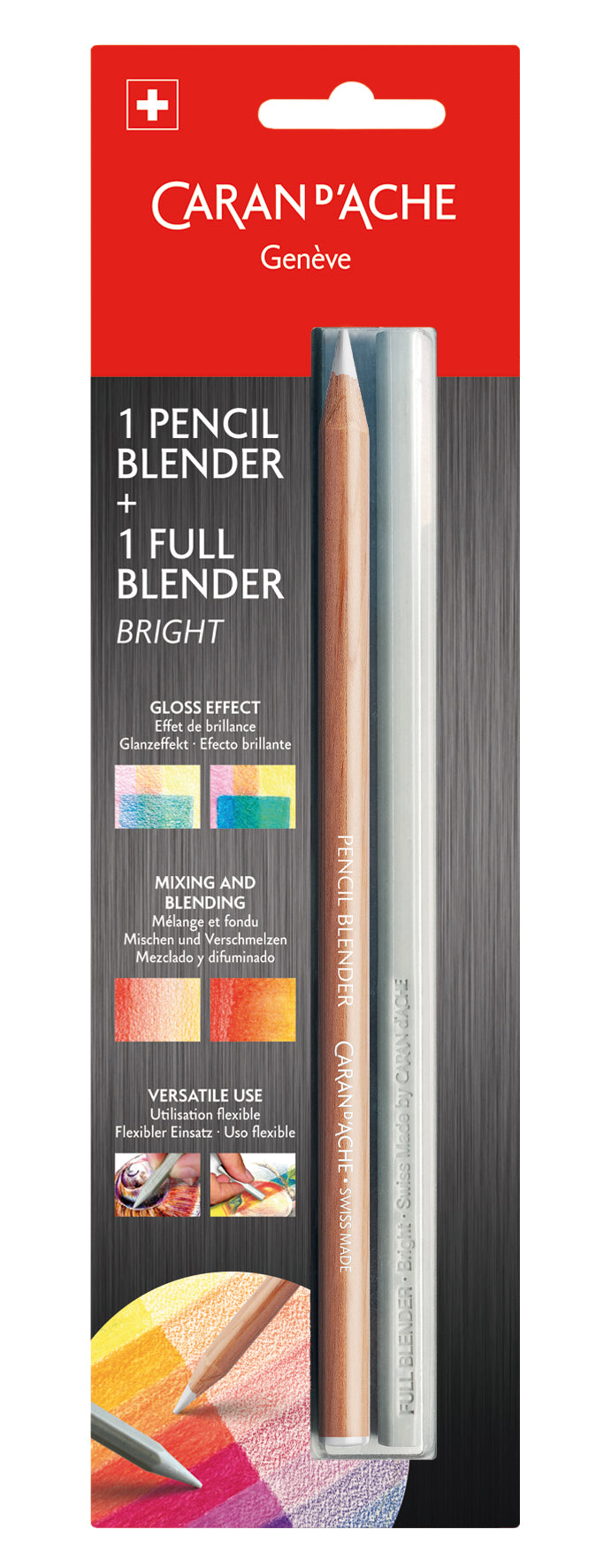 1 Full Blender + 1 Pencil Blender, blister pack 2 pcs