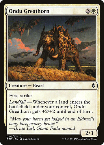 Ondu Greathorn