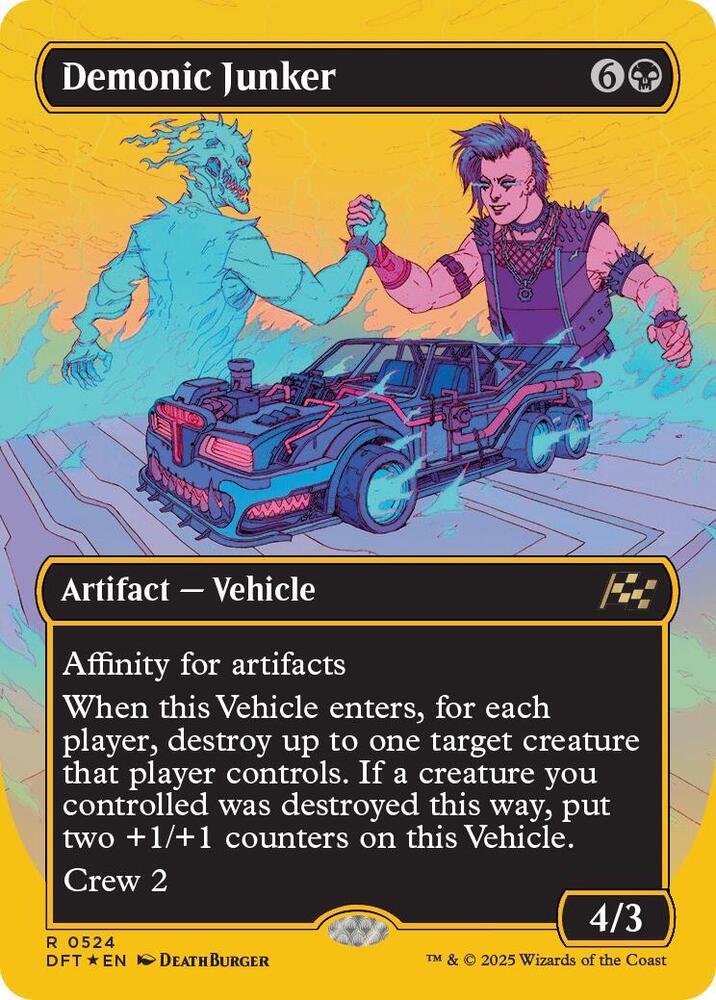 Demonic Junker (Borderless) (First-Place Foil)