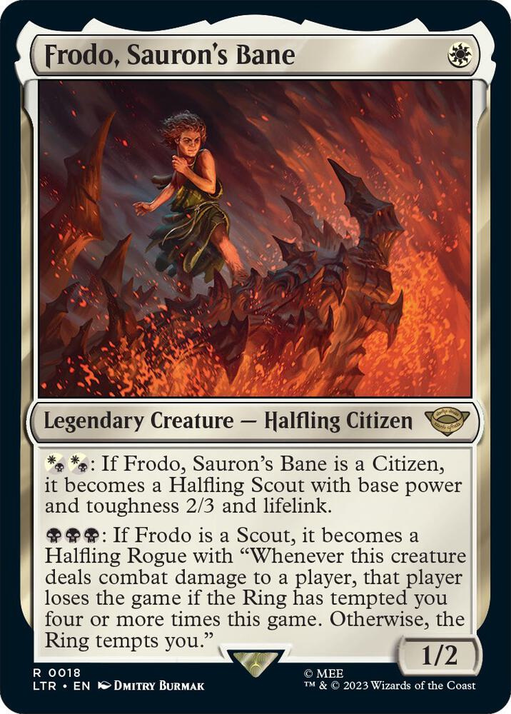 Frodo,  Sauron's Bane