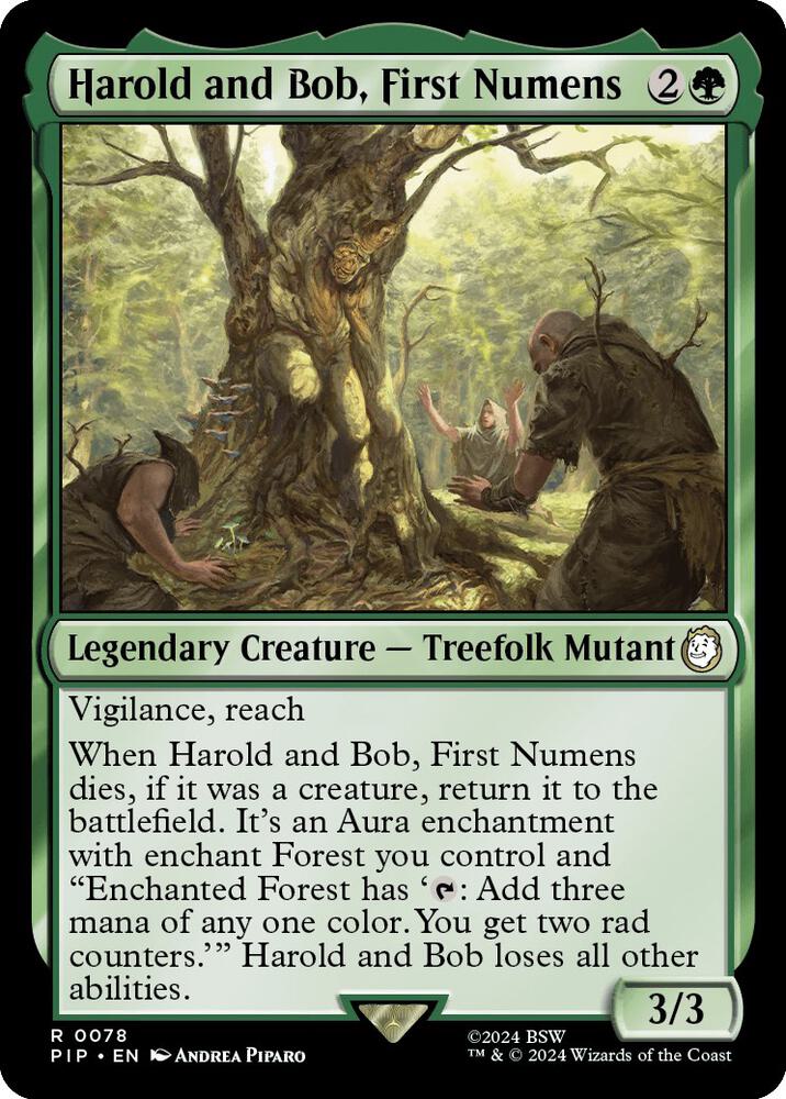 Harold and Bob,  First Numens
