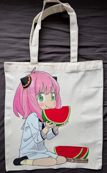 Håndmalt Tote Bag - Spy x Family Anya 1