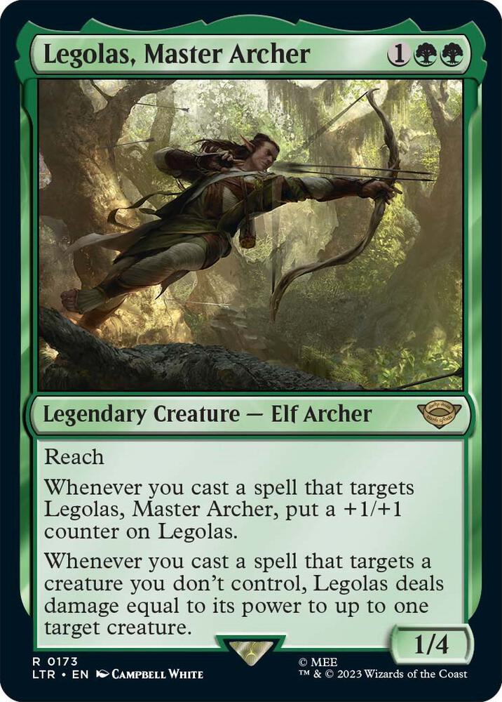 Legolas,  Master Archer