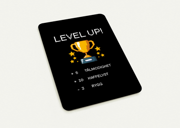 Kort "Level Up" Enkel