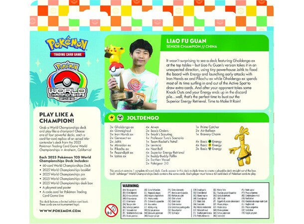 Pokemon World Championship Deck 2025 #3