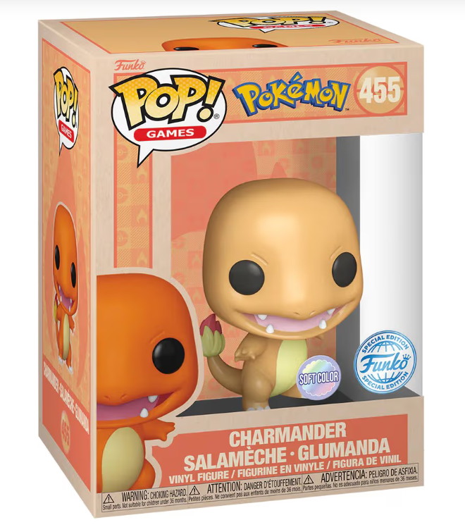 Funko POP! Pokémon Charmander (Soft Color) (455)