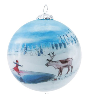 Julekule, håndmalt, Juledrømmen