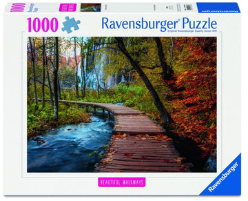 Høstlig skogsti 1000p