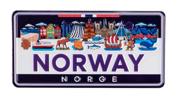 Magnet, stedsskilt, Norway, Norge
