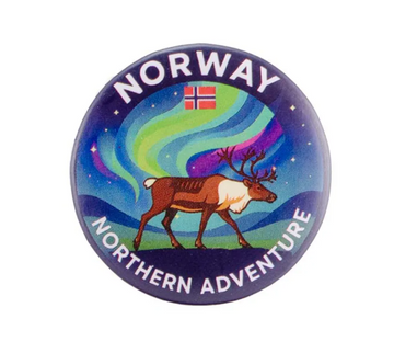 Buttonmagnet, Reinsdyr, 32mm
