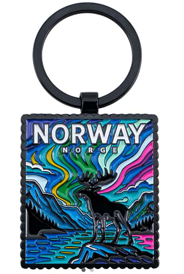 Nøkkelring, Norway, sort ramme