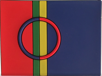 PVC magnet - Flagg Samisk