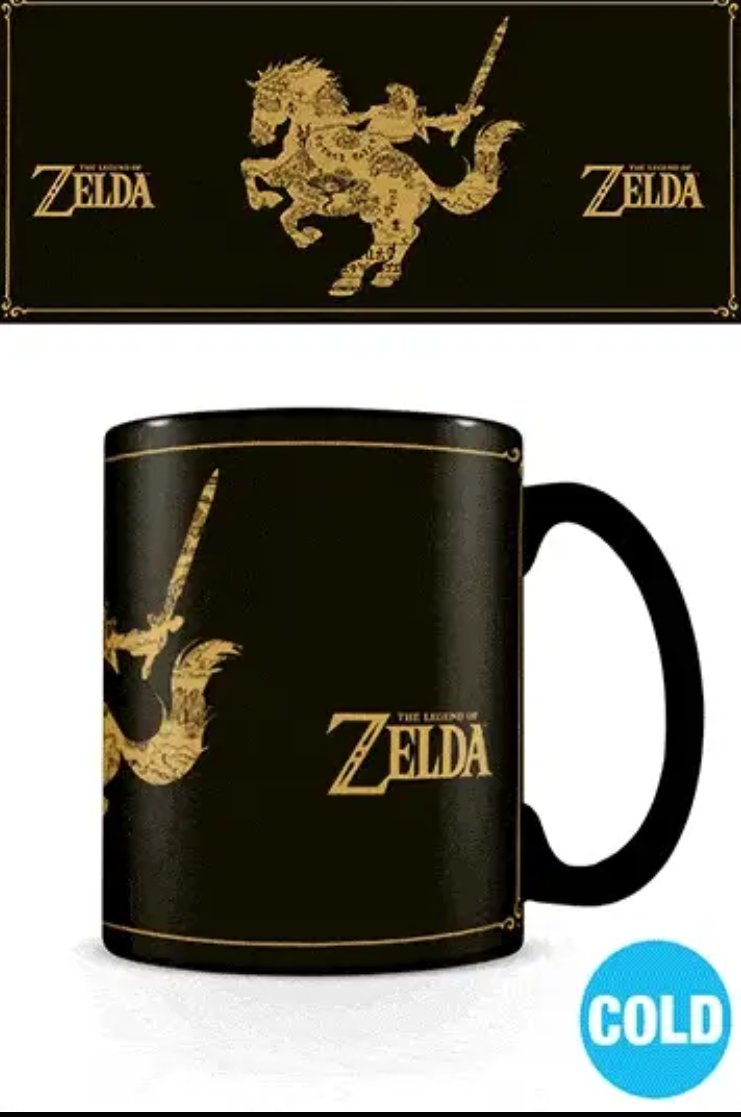 Legend of Zelda Heat Change Mug Map