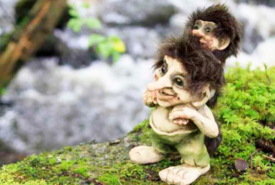 Troll med trollunge (Troll nr. 178)