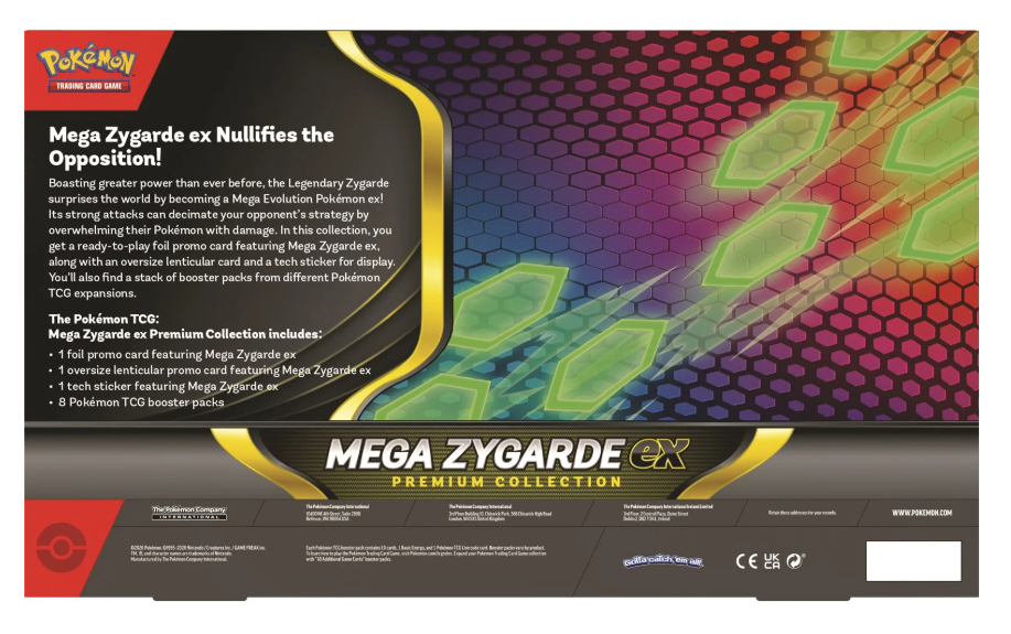 Pokémon - Mega Zygarde ex Premium Collection