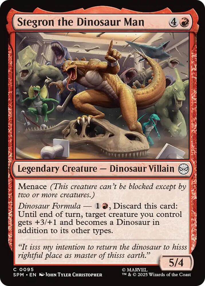 Stegron the Dinosaur Man