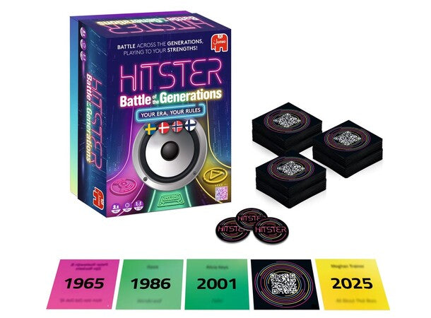 Hitster Battle of the Generations Nordic