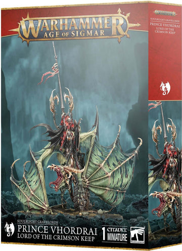 Soulblight Gravelords: Prince Vhordrai Lord of the Crimson Keep